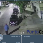 Rayador de autos en La Plata captado por las camaras. Mirá el video!